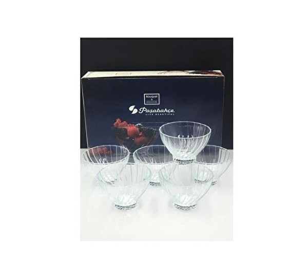 Paşabahçe 530216 Bouquet Küçük Çerezlik Kase 6 Adet 195 cc