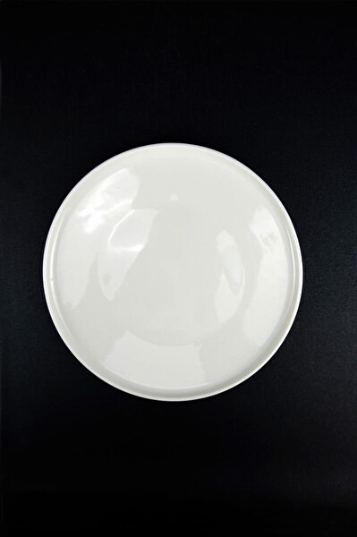 DigitHome Elif 6'lı Porselen Pasta ve Sunum Tabağı Seti 21 Cm Krem - TL4052396 C320.003