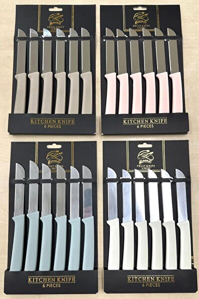 Cooker CKR-2959 6'lı Meyve Bıçağı Beyaz