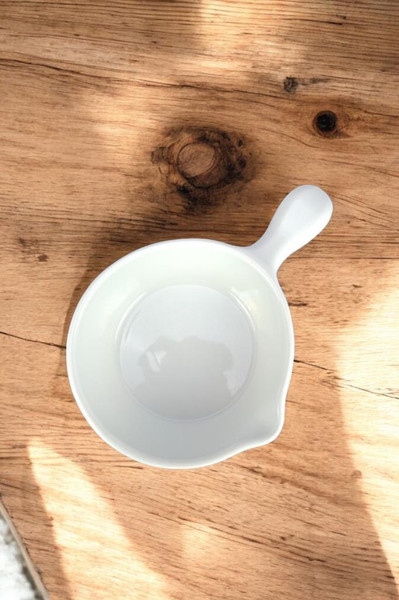 DigitHome Porselen Kahvaltılık Sahan Isıya Dayanıklı Servis Sunum Tabağı Oval 15 CM - 63396 C320.045