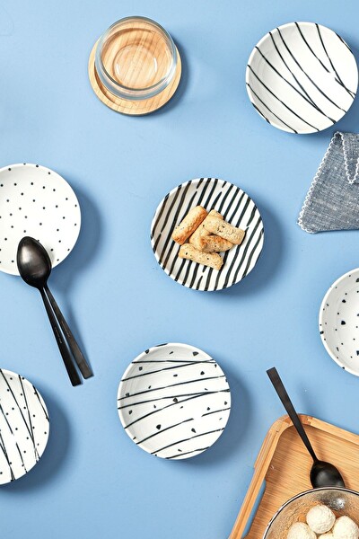 Porland Sidereal 6'lı Karma Çerezlik Sosluk Kase Takımı 11.5 CM