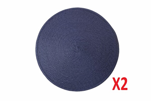 Porland Vista K.mavi Polipropilen Amerikan Servis 38cm 2'li 04sty005183