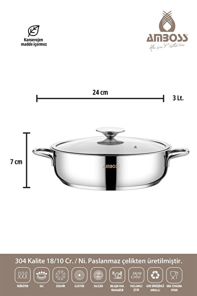 Amboss İKLİM - 61 Parça Cool Tencere Seti Porselen Yemek Takımı Gold