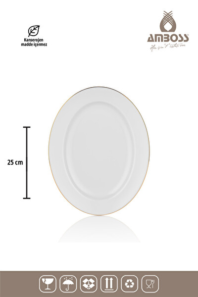 Amboss İKLİM - 61 Parça Cool Tencere Seti Porselen Yemek Takımı Gold