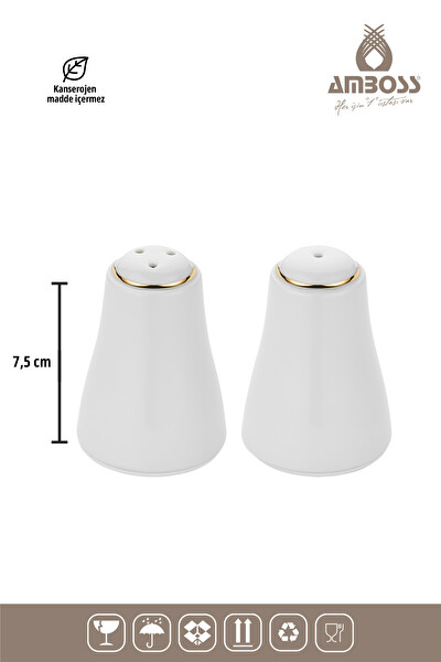 Amboss İKLİM - 61 Parça Cool Tencere Seti Porselen Yemek Takımı Gold