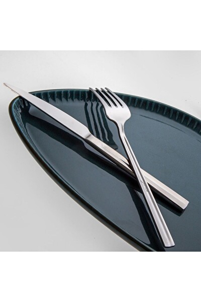 Jumbo 1900 Prizma 6 Kişilik 18 Parça Yemek Çatal Kaşık Bıçak Takımı