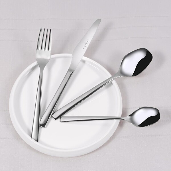 Serenk New York Çelik Çatal Kaşık Bıçak Takımı 24 Parça