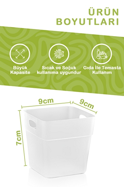 Mithra Life 6 Adet Buzdolabı Kapak İçi Düzenleyici ve Banyo Organizer MIT1103