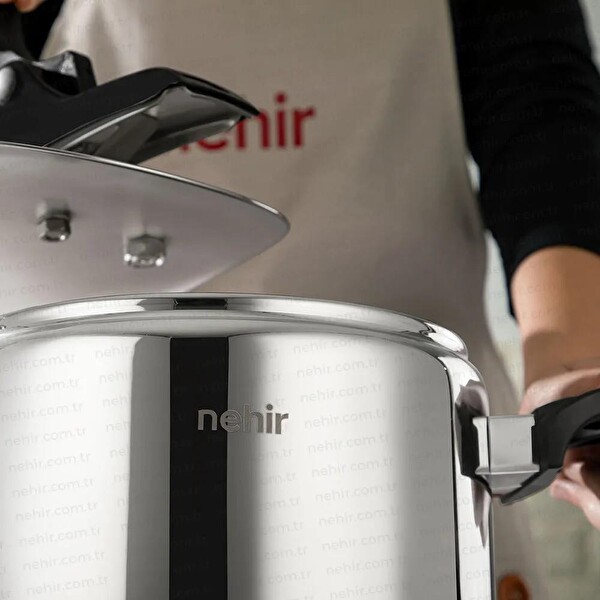 Nehir Silver Trend Sade 4 L Düdüklü Tencere