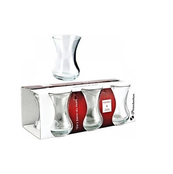 Paşabahçe 42381 Düz İnce Belli Çay Bardak 72'li