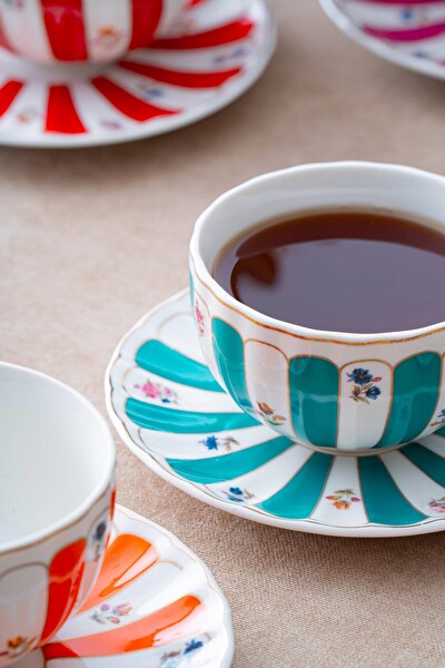 Acar Marlowe 6 Kişilik Çay Fincanı Takımı - 220 ML