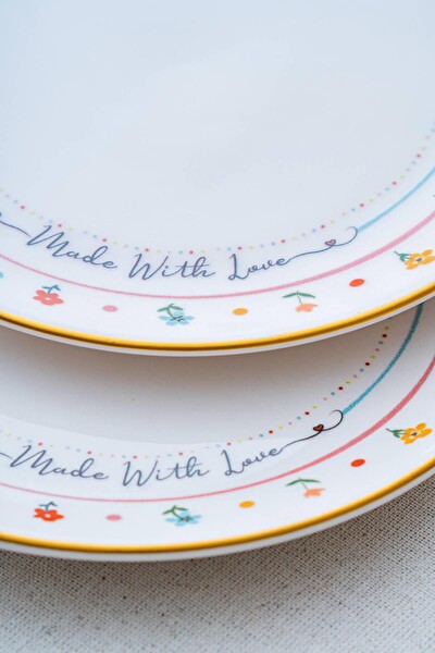 Acar Livaldi 6 Parça Pasta Tabağı - 19 CM