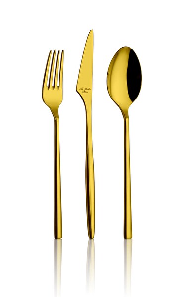 Aryıldız Trendy Gold Pvd 84 Parça Çatal Kaşık Bıçak Takımı AR223437