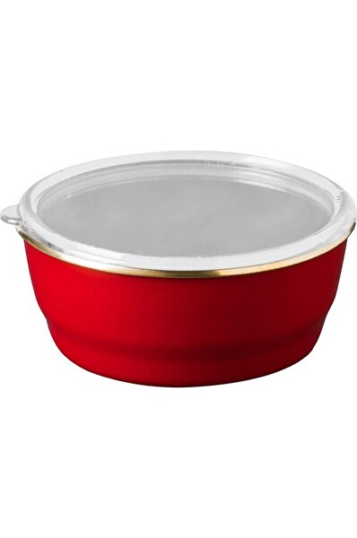 Arow Warm TR-4537 Kırmızı 3'lü Emaye Saklama Kabı