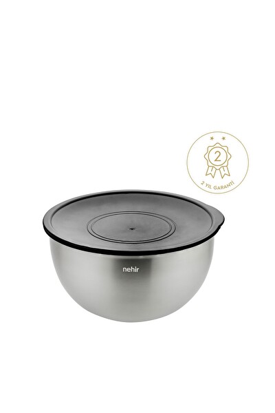 Nehir Silver Çelik 9 Parça Karıştırma Kabı Takımı