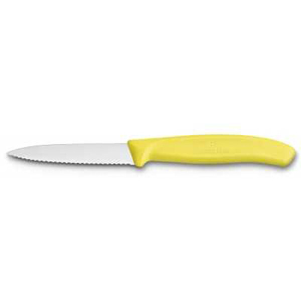 Victorinox Tırtıklı Soyma Bıçağı 8 CM - Sarı