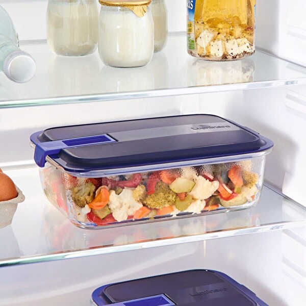 Luminarc Temp Easy Box Dikdörtgen 197 CC Mavi Kapak 003Q1922