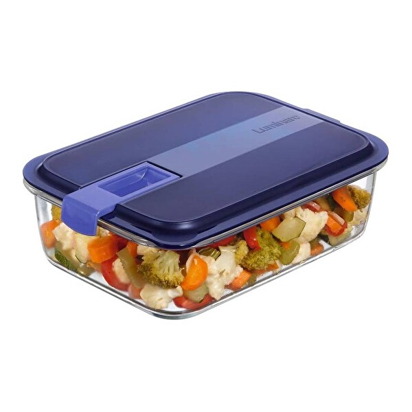 Luminarc Temp Easy Box Dikdörtgen 197 CC Mavi Kapak 003Q1922