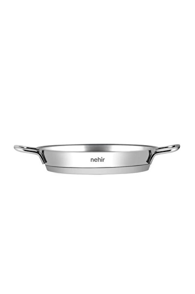 Nehir Silver Çelik 18 CM Kapaksız Omlet Sahan