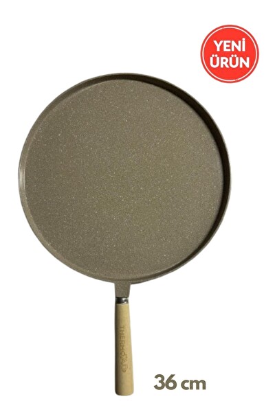 Thermoad 2'li Vizon Gözleme Tavası 36 CM ve 3'lü 18-20-22 CM Güveç Sahan Set Kapaksız