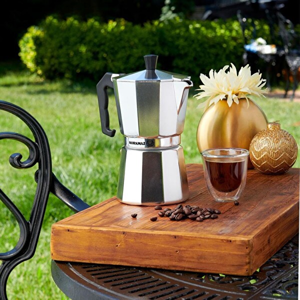 Korkmaz A5570-1 Etna Moka Pot 6 Fincan 300 ML