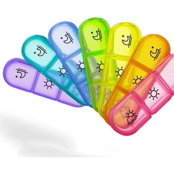 Ally Taşınabilir 7 Günlük Haftalik İlaç Vitamin Saklama Kutusu