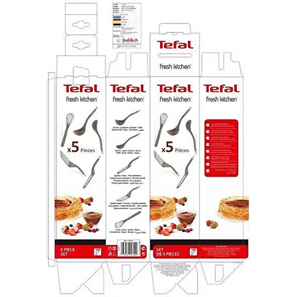 Tefal K210S5 Fresh Kitchen Hazırlık ve Servis Aksesuar Seti 5 Parça