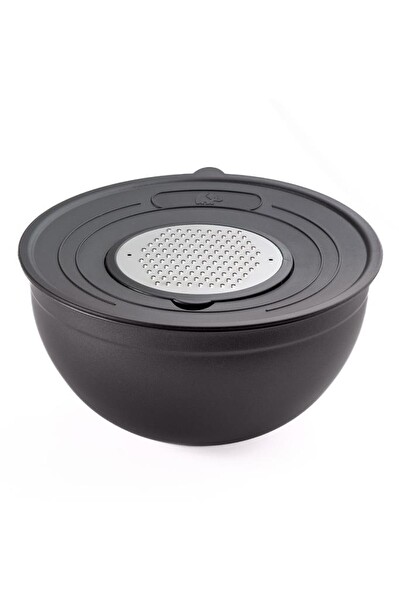 Jumbo Globe Mat Siyah 5 Parça Rendeli Saklama Kabı