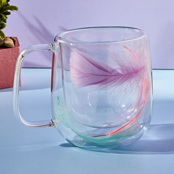 Perotti Double Feather Çift Cidarlı Kupa 250 ML