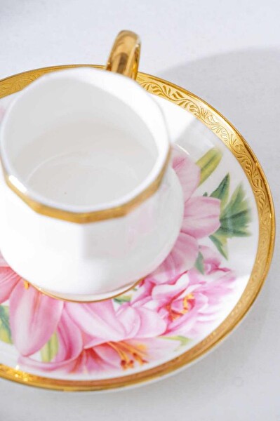 Acar HXF-06861 Kalmia 6'lı Kahve Fincanı Takımı Karışık