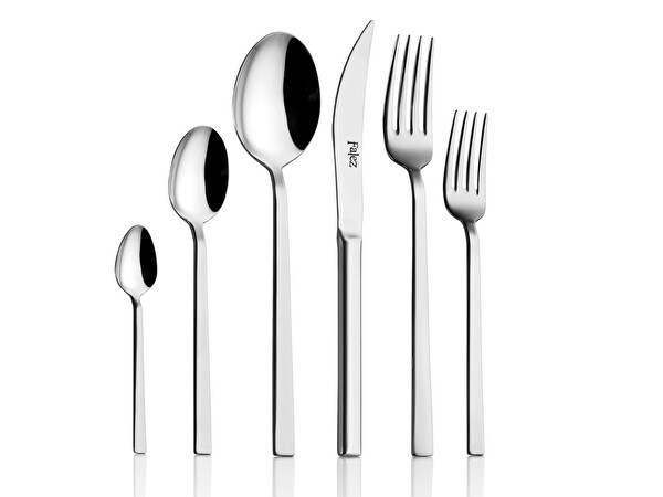 Falez Begonya Sade 36 Parça Çatal Kaşık Bıçak Takımı