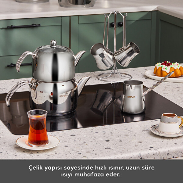 Karaca Belgrad Indüksiyon Tabanlı 15 Parça Çelik Çeyiz Seti