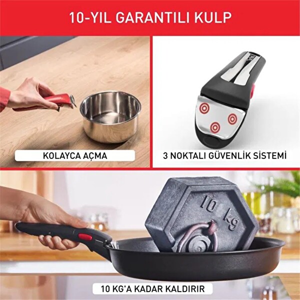 Tefal Titanyum Ingenio Unlimited 6X Küçük Set 3 Parça