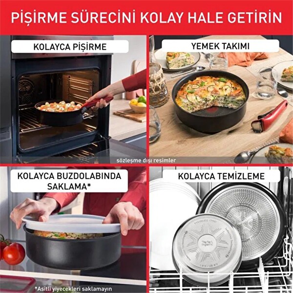 Tefal Titanyum Ingenio Unlimited 6X Küçük Set 3 Parça