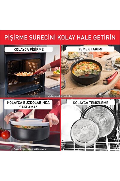 Tefal Titanyum Ingenio Unlimited 6X Küçük Set 3 Parça
