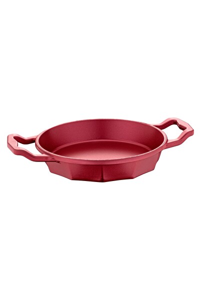 OMS Dodeca 3725 Tek Parça Bio Granit Döküm Sahan 18 CM Kırmızı Gövde