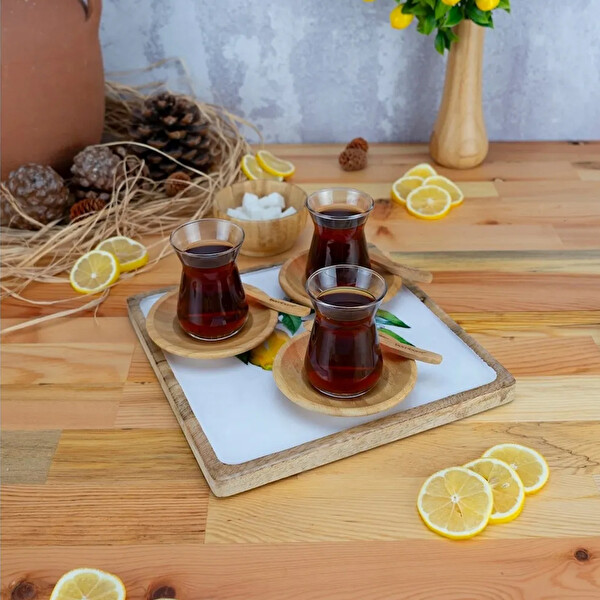 Bambum Kangura Limon Orta Kare Tepsi