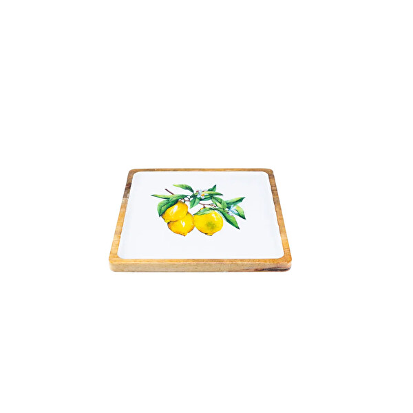 Bambum Kangura Limon Küçük Kare Tepsi