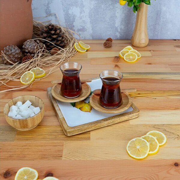 Bambum Kangura Limon Küçük Kare Tepsi