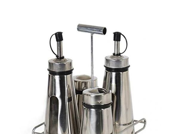 Vidrex Yağlık Sirkelik Tuzluk Seti Standlı NK2828