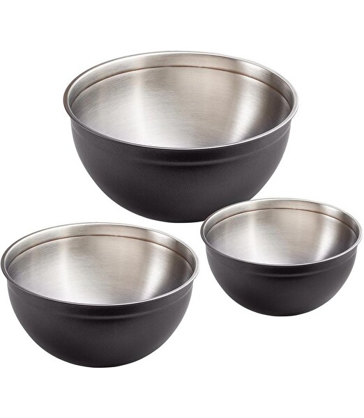 Jumbo Globe 9 Parça Rendeli Saklama Kabı Seti - Mat Siyah