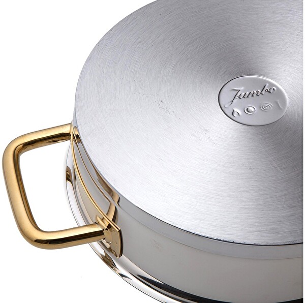 Jumbo Metalix Titanyum Gold 8 Parça Tencere Seti