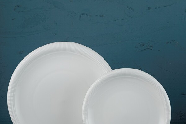 Evaliza Stripe Platin 30 Parça 6 Kişilik Porselen Yemek Takımı