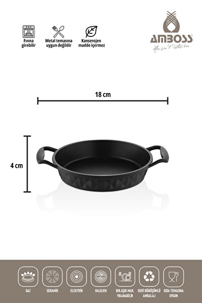 Amboss Kuvars Döküm Sahan Set