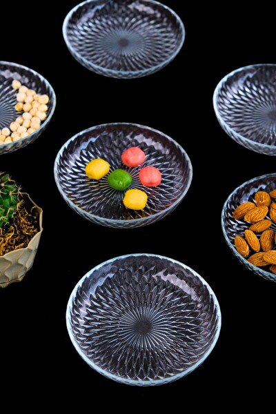 Tabak Evi Aden 2493 Kahvaltılık Eğimli 12 CM 6'lı Cam Kase