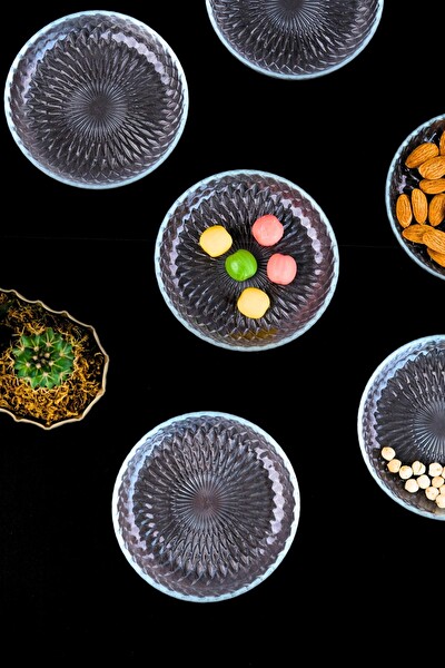 Tabak Evi Aden 2493 Kahvaltılık Eğimli 12 CM 6'lı Cam Kase