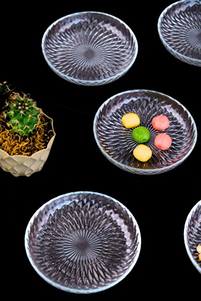 Tabak Evi Aden 2493 Kahvaltılık Eğimli 12 CM 6'lı Cam Kase