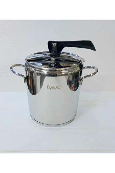 OMS 5110 Silindir Klasik Düdüklü Tencere 7 L Silver