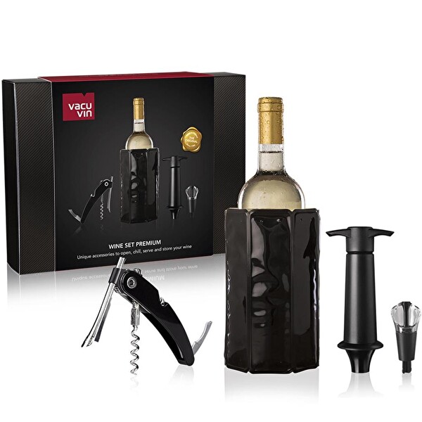 Vacu Vin 3890460 4 Parça Premium Şarap Seti - Kutulu