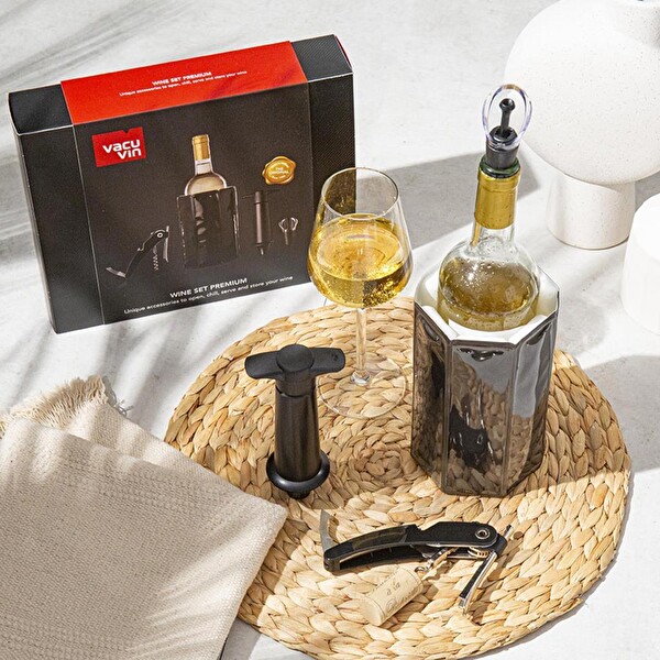 Vacu Vin 3890460 4 Parça Premium Şarap Seti - Kutulu